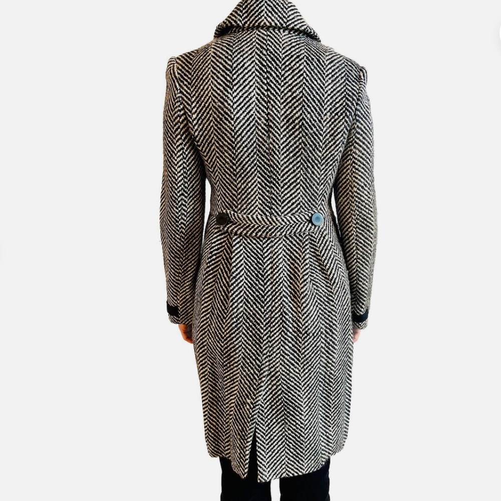 Robert Rodrigues Tweed Wool Coat, Size 2 View 2